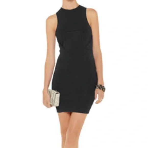 alexander wang bodycon mini dress Alexander Wang Knotted-waist Mini Dress